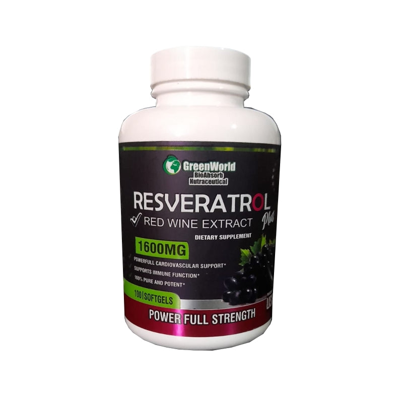 Resveratrol Green World - 100 Capsulas